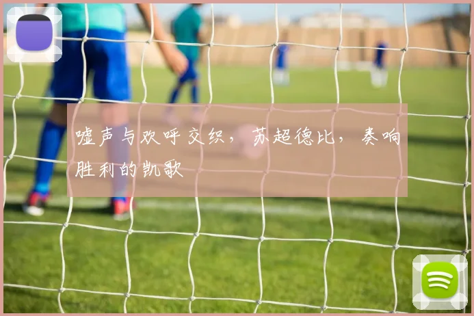 嘘声与欢呼交织，苏超德比，奏响胜利的凯歌